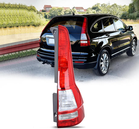 Taillight Assembly Compatible with 2007 2008 2009 2010 2011 Honda CR-V Tail Light OE Style Rear Lamp Replacement Passenger Side
