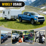 Trailer Hitch Extension Riser for 2 Inch Receiver with 2 and 10Inch Rise or Drop with Bolt Nut Clip 10,000 lbs Capacity Adjustable Extend 8 Inch 10 Inch Length Black Coated for Class I-VI Receivers