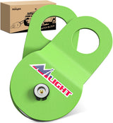8 Ton Winch Snatch Block Towing Pulley Blocks 17,000 LBS Capacity (Green), Winch Hook Accessories, Heavy Duty Offroad Recovery Accessory for Truck, Tractor, ATV & UTV