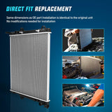 Radiator for Toyota 4Runner 2003 2004 2005 2006 2007 2008 2009, FJ Cruiser V6 4.0L 2007 2008 2009 2010 2011 2012 2013 2014 with Transmission Oil Cooler Replace# 1640031461