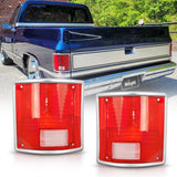 Taillight Assembly Compatible with 1973 73 74 75 76 77 78 79 1980 81 82 83 84 85 85 86 87 88 89 1990 1991 Chevy C10 GMC C/K Suburban Blazer Jimmy Tail Lights Rear Driver and Passenger Side