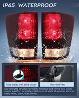 Taillight Assembly Compatible with 2004 2005 2006 2007 2008 2009 2010 2011 2012 2013 2014 2015 Nissan Titan Tail Light OE Style Rear Lamp Replacement Driver and Passenger Side Smoked Red Lens