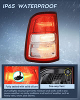 Taillight Assembly Compatible with 2019 2020 2021 2022 2023 Dodge Ram 1500 Tail Light Replacement OE Style Driver Side with Bulbs