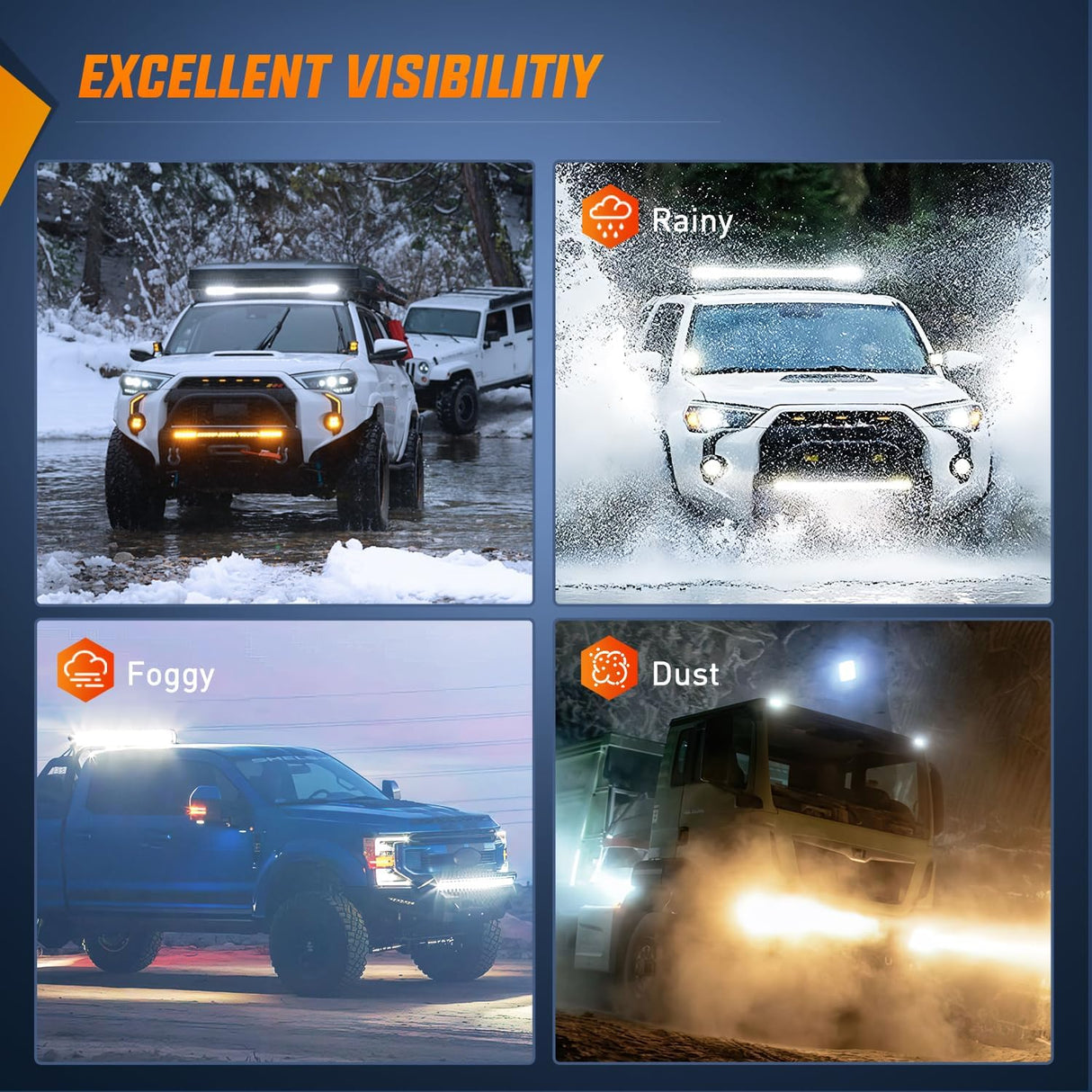 42Inch 240W Spot Flood Combo Led Light Bar Off Road Driving Lights Boat Lights Fog Light 12V On/Off 5 Pin Rocker Switch Power 14AWG Wiring Harness Kit-1 Lead for Trucks