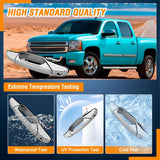 Exterior Front Left Driver Car Door Handle Key Hole Compatible with 2007 08 09 10 11 12 2013 Chevy Silverado Suburban Tahoe GMC Sierra Yukon Cadillac Escalade Replaces# 80546,20828258,Chrome