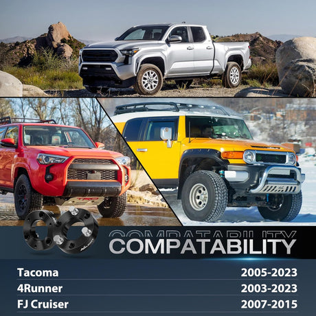 3 Inch Leveling Kit for Tacoma 2005-2023/4Runner 2003-2023/FJ Cruiser 2007 2008 2009 2010 2011 2012 2013 2014 2015 Front Raise Suspension Strut Spacers