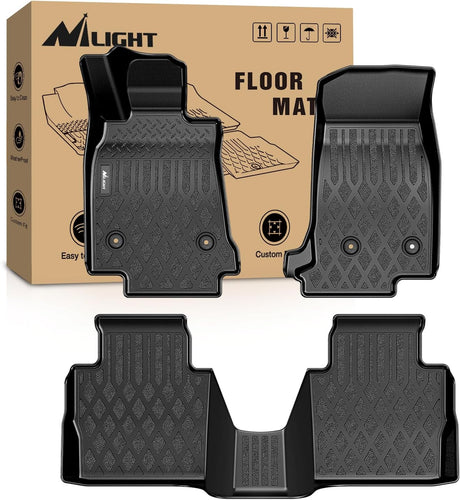 TPE Floor Mats for Cadillac CT5 2019 2020 2021 2022 2023 2024 All Weather Custom Fit Heavy Duty Floor Liners