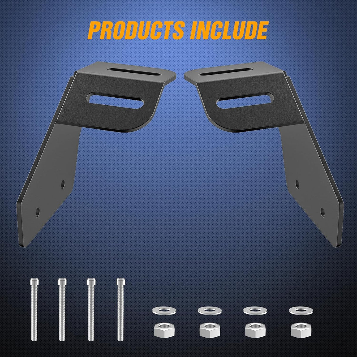 Light Bar Mounting Brackets for 42-45 Inch LED Bars UTV Roof Upper Windshield Compatible with Can-am Maverick X3 MAX All Models 2017 2018 2019 2020 2021 2022 2023 2024