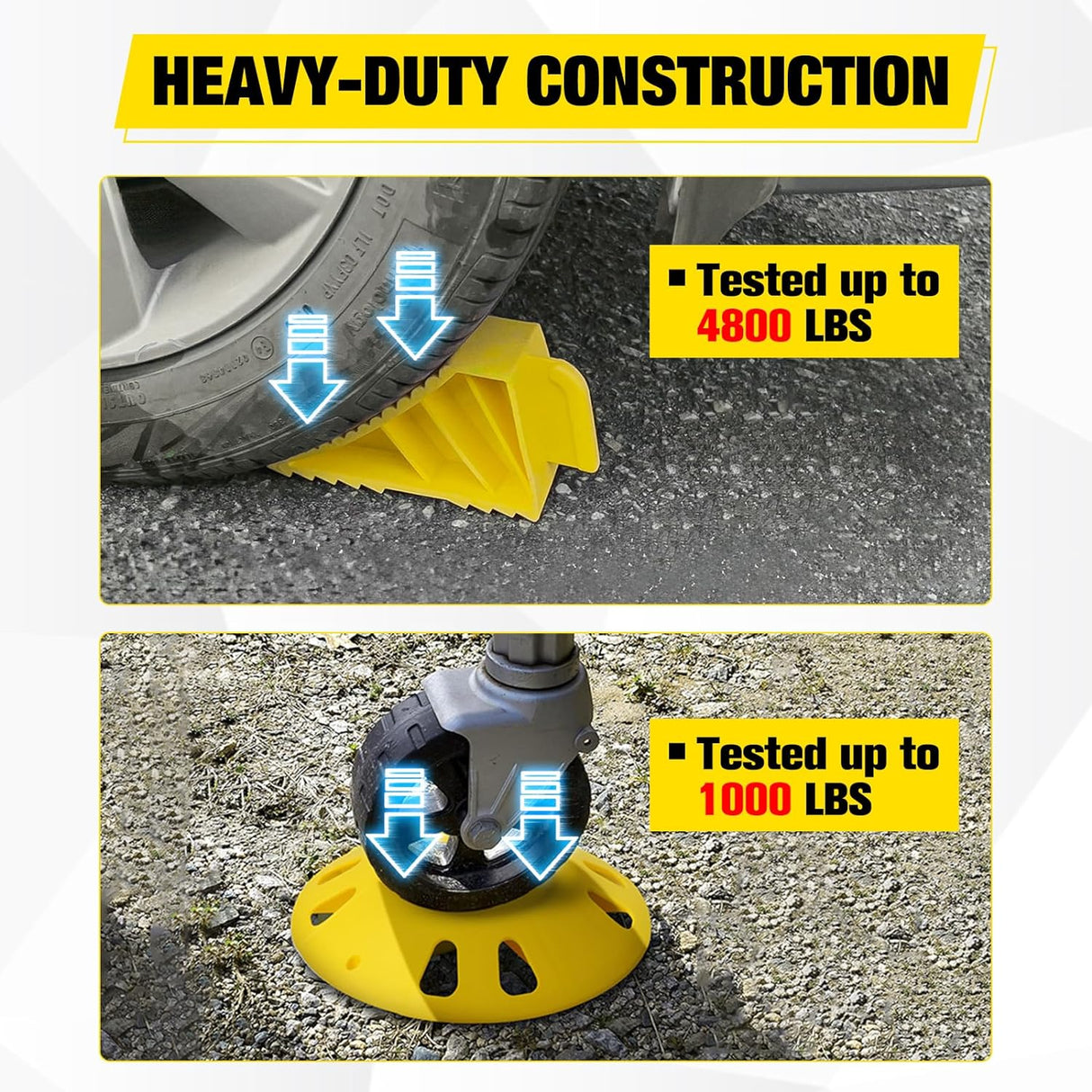 RV Wheel Chocks Wheel Dock Kit Nilight
