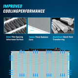 Radiator for Honda Accord 2008 2009 2010 2011 2012, Crosstour 2012 2013 2014 2015 2.4L L4, Engine Coolant Radiator Assembly Replace# 19010R70A51