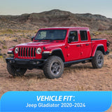 in Channel Rain Guards for Jeep Gladiator 2020 2021 2022 2023 2024 2025 2026 Side Window Deflectors, Vent Window Visors-4PCS