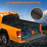 Soft Tri-fold Truck Bed Tonneau Cover Compatible with Toyota Tundra 2022 2023 2024-5.5ft