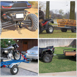 Hitch Adapter 1-1/4 Inch x 6 Inch Combo Bar Trailer Receiver Tube Weld-on Raw Steel Hitch Bar