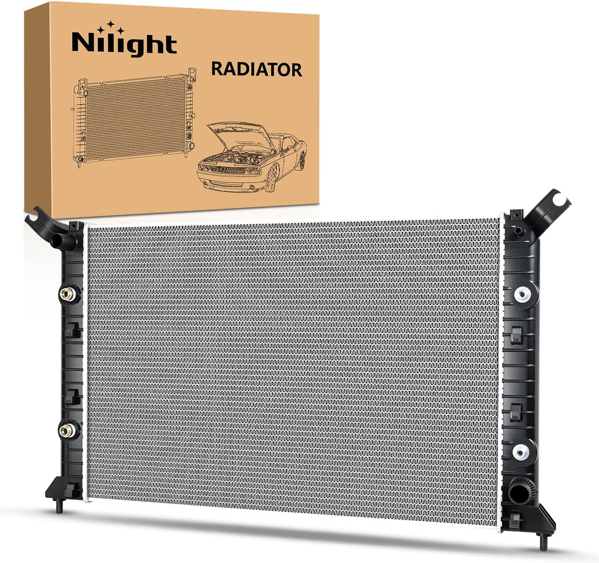 Radiator for Chevrolet Silverado 2500 HD 3500 HD, GMC Sierra 2500 HD 3500 HD 2011 2012 2013 2014 2015 2016 2017 2018 2019 Automatic Transmission