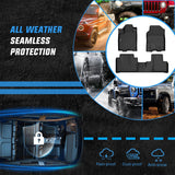 Floor Mat TPE Floor Mats for Acura RDX 8-Way Power Seats 2013 2014 2015 2016 2017 2018, All Weather Custom Fit Heavy Duty Floor Liners
