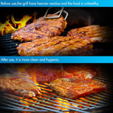 BBQ Grill Brush By GRILL CHIEF - 18 Inch - 3 Stainless Steel Brushes in 1 - Best Barbecue Cleaner Tools Accessories - Outdoor Kitchen Wire Bristles Cleaning Grates Parts Set to Handle Weber, Charbroil, Gas, Electric, Porcelain, Infrared Grills