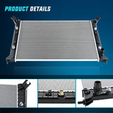 Radiator for Chevrolet Silverado 2500 HD 3500 HD, GMC Sierra 2500 HD 3500 HD 2011 2012 2013 2014 2015 2016 2017 2018 2019 Automatic Transmission