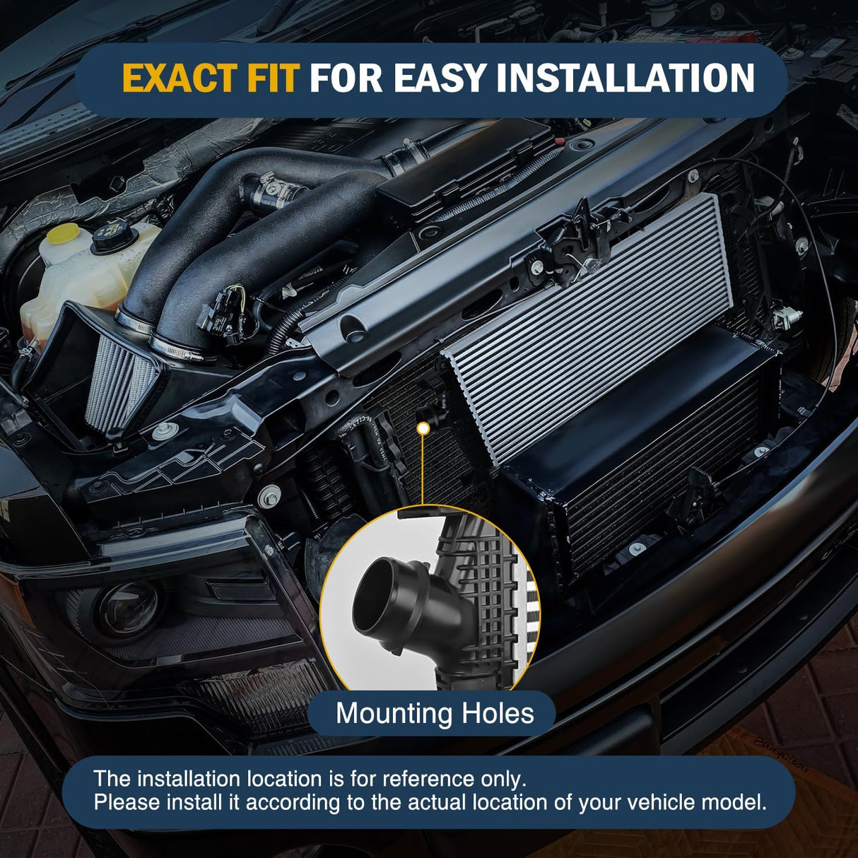 Intercooler Compatible with Buick Verano 2013-2016 for Chevrolet Cruze 2011 2012 2013 2014 2015 L4 1.4L, Aluminum Turbo Intercooler Charge Air Inter Cooler Replace 13311080, 13330387, 1302148