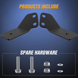 Light Bar UTV Front Side A Pillar Hood Mounting Brackets for LED Pods Compatible with Yamaha YXZ 1000R 2016 2017 2018 2019 2020 2021 2022 2023 2024