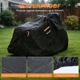 Riding Lawn Mower Cover 98 Inch, Waterproof Lawn Mower Cover | Fits Mowers up to 98 InchL x 36 InchW x 43 InchH, 420D Heavy Duty Fabric, All-weather & UV Protection