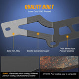 Shock Tower 10-14 Inch Light Bar UTV Front Side Hood Lights Mounting Brackets Compatible with Can-Am Maverick X3 and Max X RS Turbo R 2017 2018 2019 2020 2021 2022 2023 2024