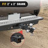 Hitch Adapter 2 Inch x 12 Inch Combo Bar Trailer Receiver Tube Weld-on Raw Steel Hitch Bar