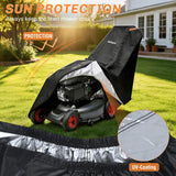 Push Lawn Mower Cover 75 Inch, Waterproof Walk Behind Mower Cover | 420D Heavy Duty Fabric, All-weather & UV Protection