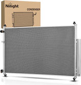 AC Condenser Compatible with Honda Odyssey EX EX-L LX Touring Elite SE 6 Cyl 3.5L 2011-2017 Air Conditioning A/C Condenser with Receiver Drier Replace# 3892, ACA84659, HO3030155, 80110TK8A01