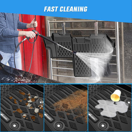 TPE Floor Mats for Dodge Ram Promaster 1500 2500 3500 2018 2019 2020 2021 2022 2023 2024 2025 All Weather Custom Fit Heavy Duty Floor Liners