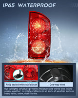 Taillight Assembly Compatible with 2007 2008 Dodge Ram 1500 2007 2008 2009 Dodge Ram 2500 3500 Rear Lamp Replacement OE Style Passenger Side Red Lens
