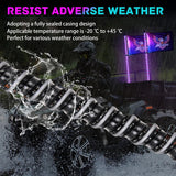 LED Whip Light 2 PCS 3FT COB RGB Lighted Antenna Whips with Spring Base Remote & App Control DIY Patterns Turn Brake Reverse Lights for Can-am Offroad ATV UTV RZR Polaris Dune Buggy Truck