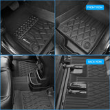 TPE Floor Mats for Nissan Murano 2017 2018 2019 2020 2021 2022 2023 2024, All Weather Custom Fit Heavy Duty Floor Liners