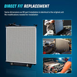 Radiator for Ford Explorer V6 V8 4.0L 2006, Explorer Sport 2007, Mercury Mountaineer 2006
