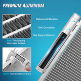 AC Condenser Compatible with Honda CR-V EX EX-L LX 2007-2011 Honda CR-V SE 2011 Air Conditioning A/C Condenser with Receiver Drier Replace# 3599, 7013599, HO3030150, ACA84490, 80110-SWA-A01