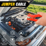 Car Emergency Kit with Jumper Cable Air Compressor Tire Repair Essential Tools First Aid Alligator Connector Electrical Kit for Travel Camping Outdoor Cars Truck SUV RV