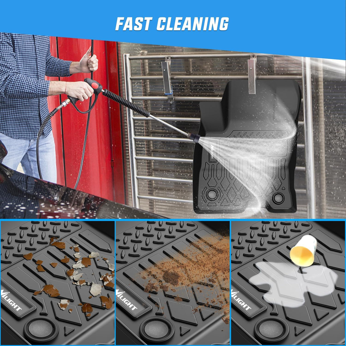 Floor Mat TPE Floor Mats for Ford Maverick Hybrid 2022 2023 2024 2025 2026, All Weather Custom Fit Heavy Duty Floor Liners