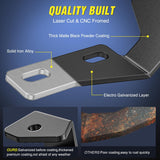 Ditch Light Brackets Hood Hinges Mount Bracket Kit for Auxiliary Offroad LED Pods Work Lighting Compatible with Toyota 4Runner 4th Gen 2003 2004 2005 2006 2007 2008 2009
