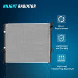 Radiator for Toyota 4Runner 2003 2004 2005 2006 2007 2008 2009, FJ Cruiser V6 4.0L 2007 2008 2009 2010 2011 2012 2013 2014 with Transmission Oil Cooler Replace# 1640031461