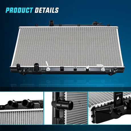 Radiator for Honda Accord 2008 2009 2010 2011 2012, Crosstour 2012 2013 2014 2015 2.4L L4, Engine Coolant Radiator Assembly Replace# 19010R70A51
