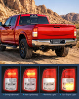 Taillight Assembly for 2019 2020 2021 2022 2023 Dodge Ram 2500 | 2019-2023 Dodge Ram 3500 Red Bezel Tail Light OE Style Rear Lamp Replacement Driver Side