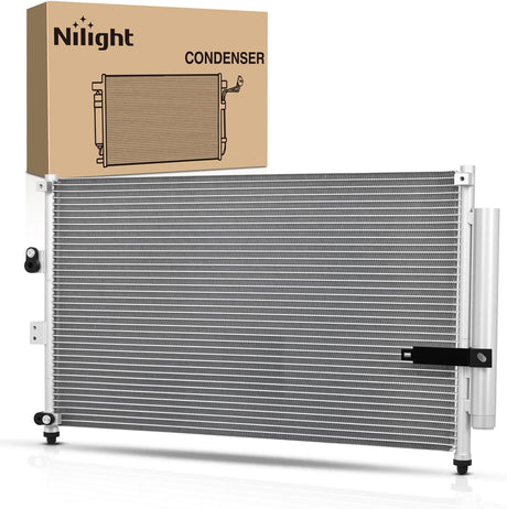 AC Condenser Fit for Honda Civic 2006 2007 2008 2009 2010 2011 Acura CSX 2006-2011 Air Conditioning A/C Condenser with Receiver Drier Replace#3525, 4770633, HO3030140, 80110SNAA01, 80110SNAA42