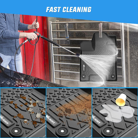 TPE Floor Mats for Honda Passport 2019 2020 2021 2022 2023 2024 2025 All Weather Custom Fit Heavy Duty Floor Liners