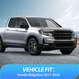 in Channel Rain Guards for Honda Ridgeline 2017 2018 2019 2020 2021 2022 2023 2024 2025 Original Window Deflectors, Vent Window Visors-4PCS