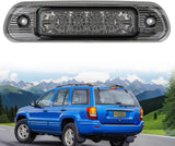 Third Brake Light for Jeep Cherokee 1999 2000 2001 2002 2003 2004 | for Jeep Cherokee 1999 2000 2001 2002 2003 2004, High Mount 3rd Stop LED Car Rear Cab Center Lamp Replacement, Smoked Lens
