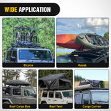 420LBS Roof Rack Cross Bars Compatible with Jeep Wrangler JK JKU 2007-2018 JL JLU 2018-2026 Gladiator JT 2020-2026 Hardtop Models, Adjustable Iron Crossbars for Cargo Carrier Luggage Box Tent