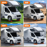 RV Leveling Ramps with Blocks, Heavy Duty Travel Trailer Levelers