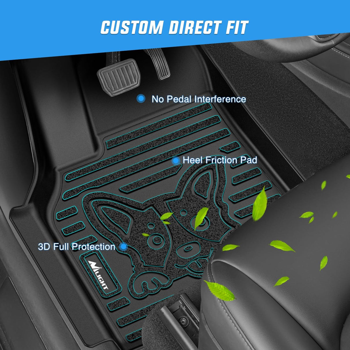 TPE Floor Mats & Cargo Mats Set for Tesla Model Y (5 Seat only) | 2021 2022 2023 2024 2025 All Weather Custom Fit Heavy Duty Floor Liners