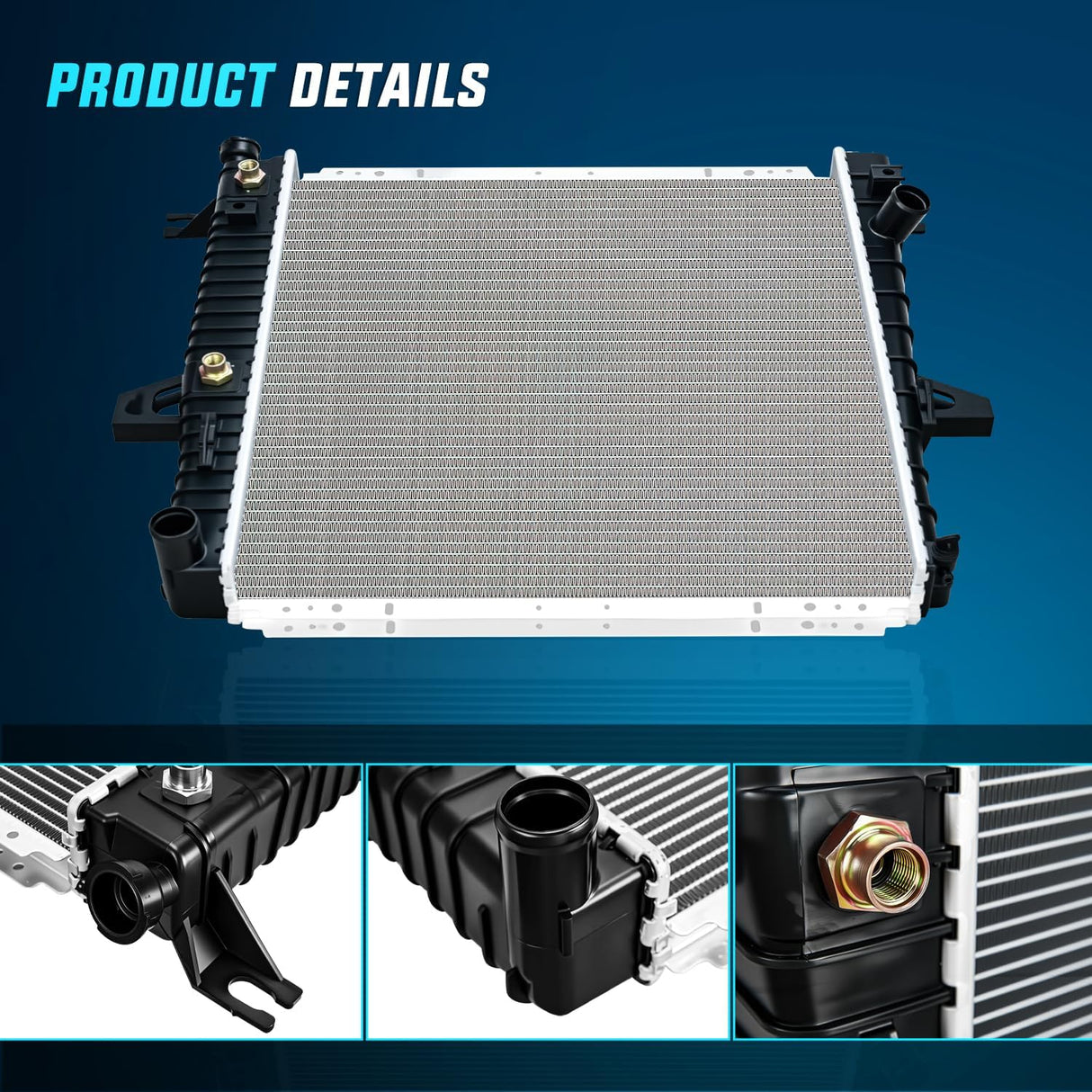Radiator for Ford Explorer 4.0L V6 1998 1999 2000 2001, Ranger 3.0L V6 1999-2002 2003 2004 2005 2006 2007 2008, B3000 B4000 1998-2009