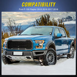 Ditch Light Brackets Hood Hinges Mount Bracket Kit for Auxiliary Offroad LED Pods Work Lighting Compatible with Ford F-150 Raptor 2015 2016 2017 2018
