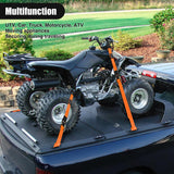 Ratchet Tie Down Straps With Soft Loop Orange Nilight